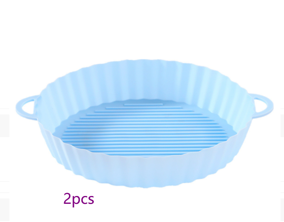 Bandeja de silicona para freidora de aire, utensilios de cocina, olla de silicona para freidora de aire, accesorios para parrilla, revestimiento de papel desechable