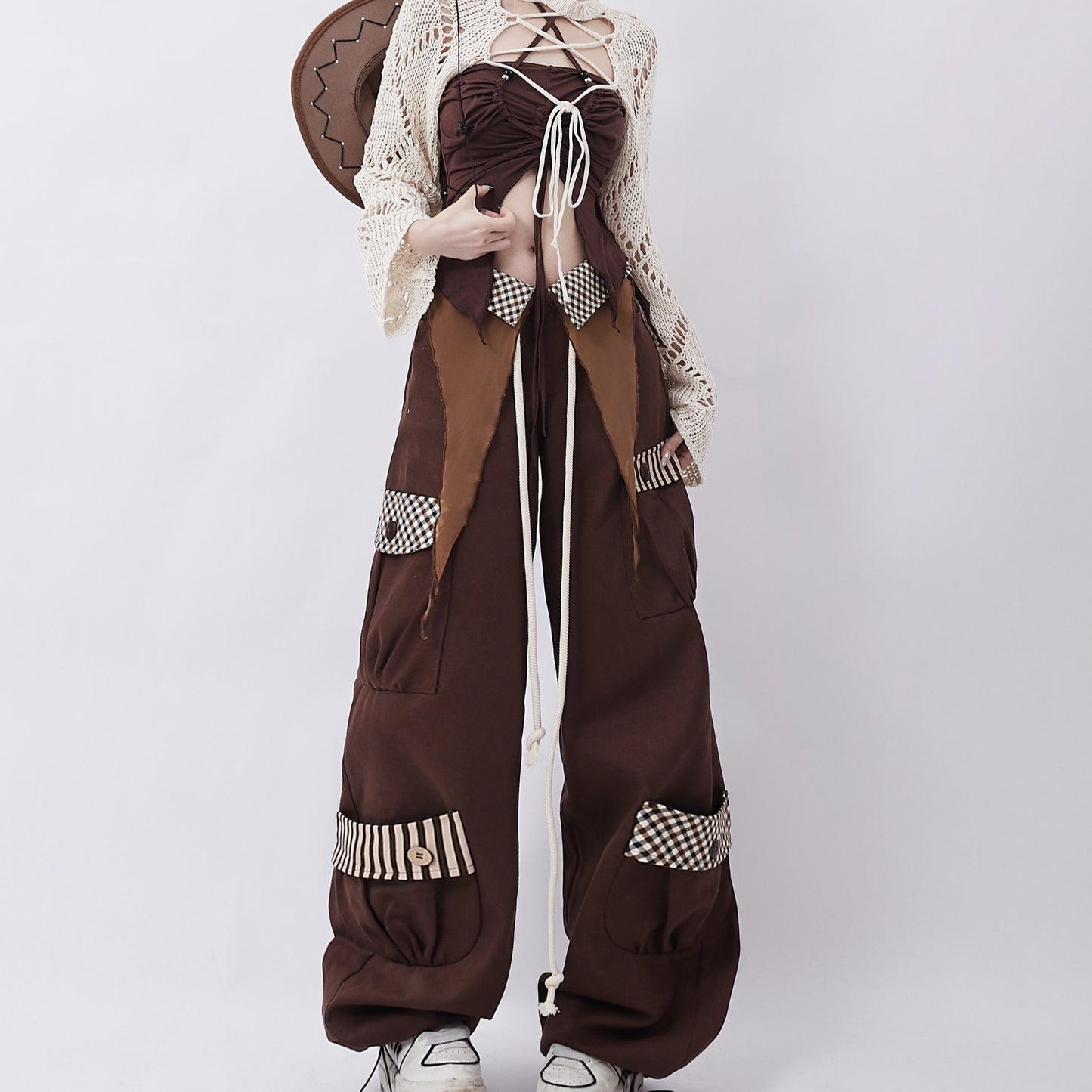 Mono retro americano de verano para mujer