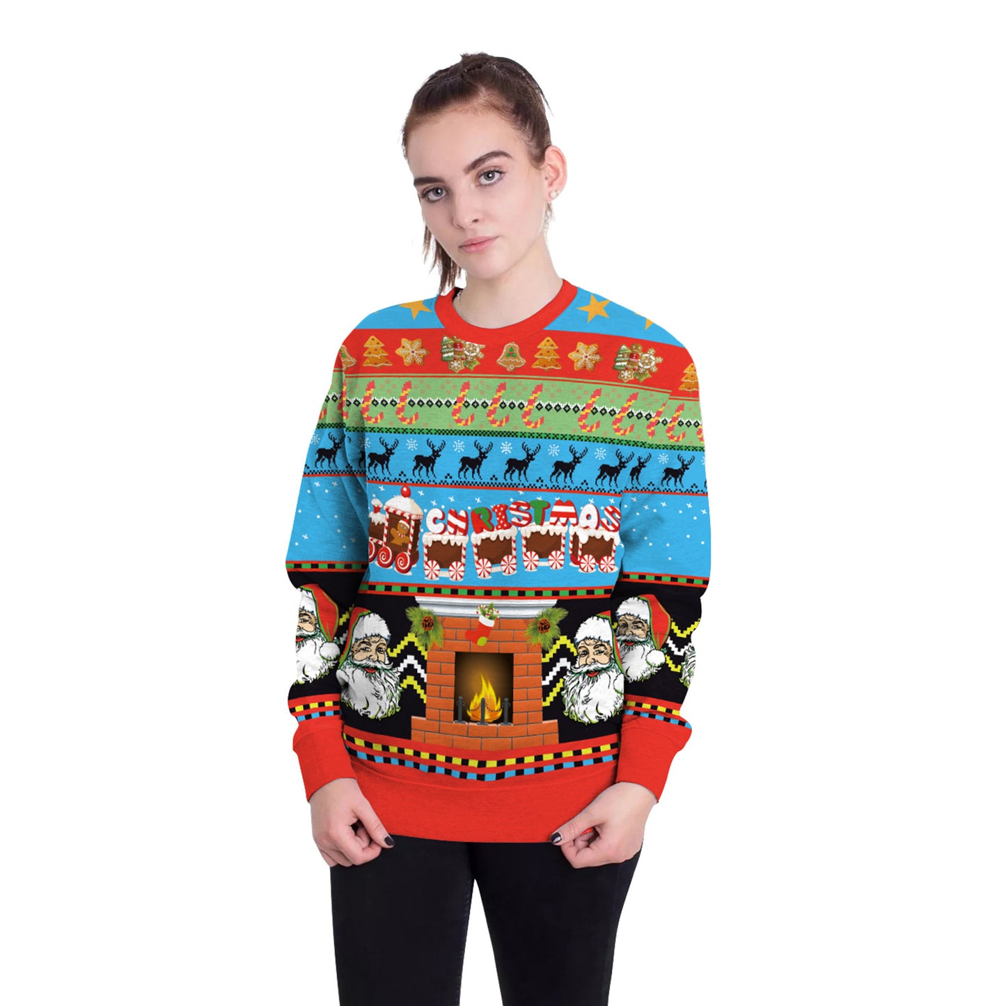 Women's Christmas 3D Pullover Sweatshirt