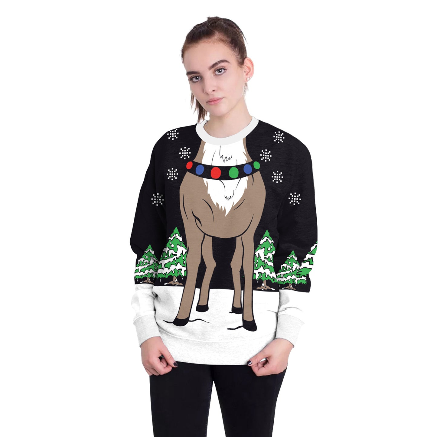 Women's Christmas 3D Pullover Sweatshirt