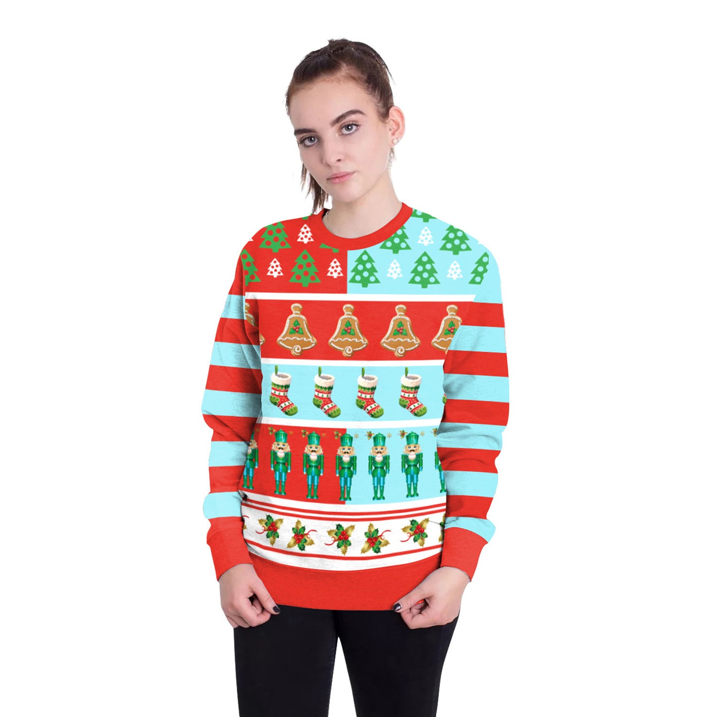 Women's Christmas 3D Pullover Sweatshirt