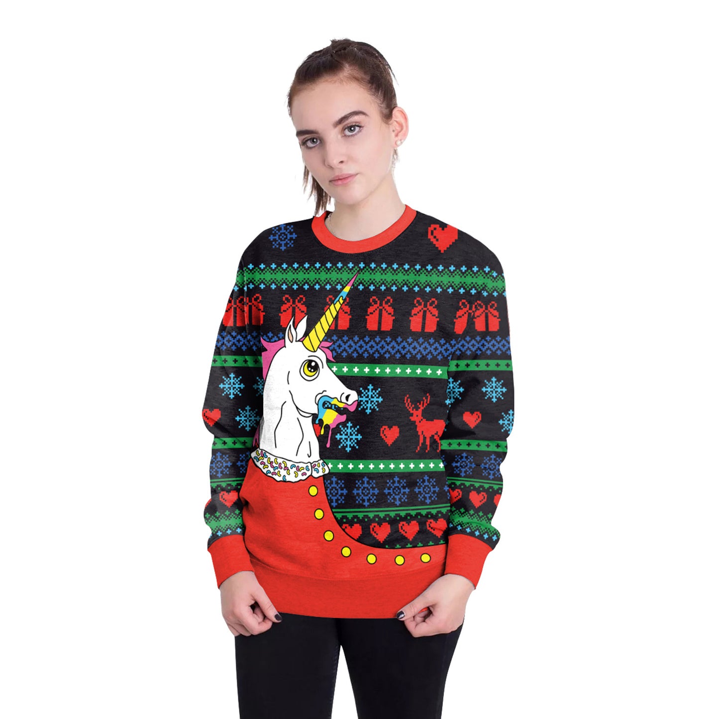 Women's Christmas 3D Pullover Sweatshirt