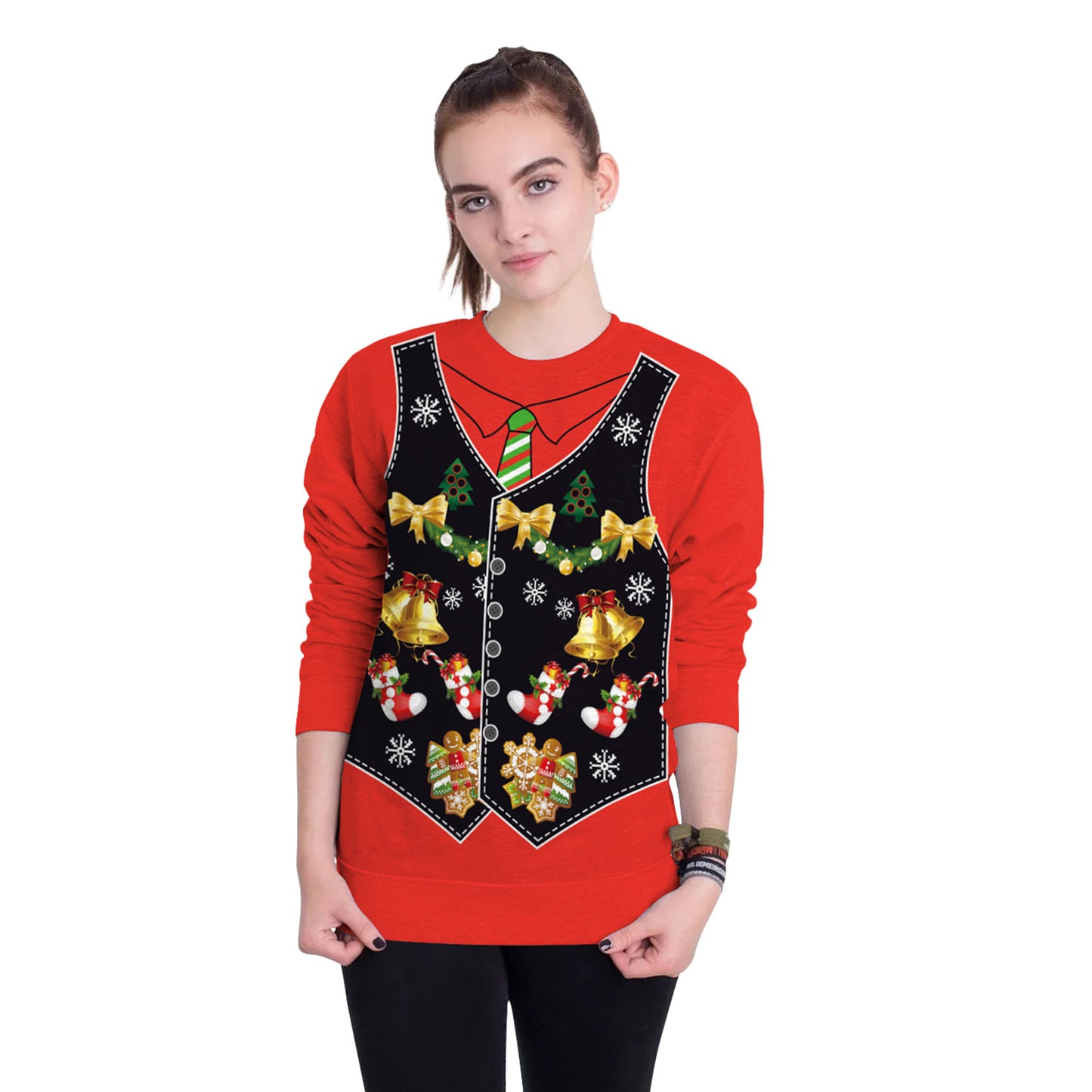 Women's Christmas 3D Pullover Sweatshirt