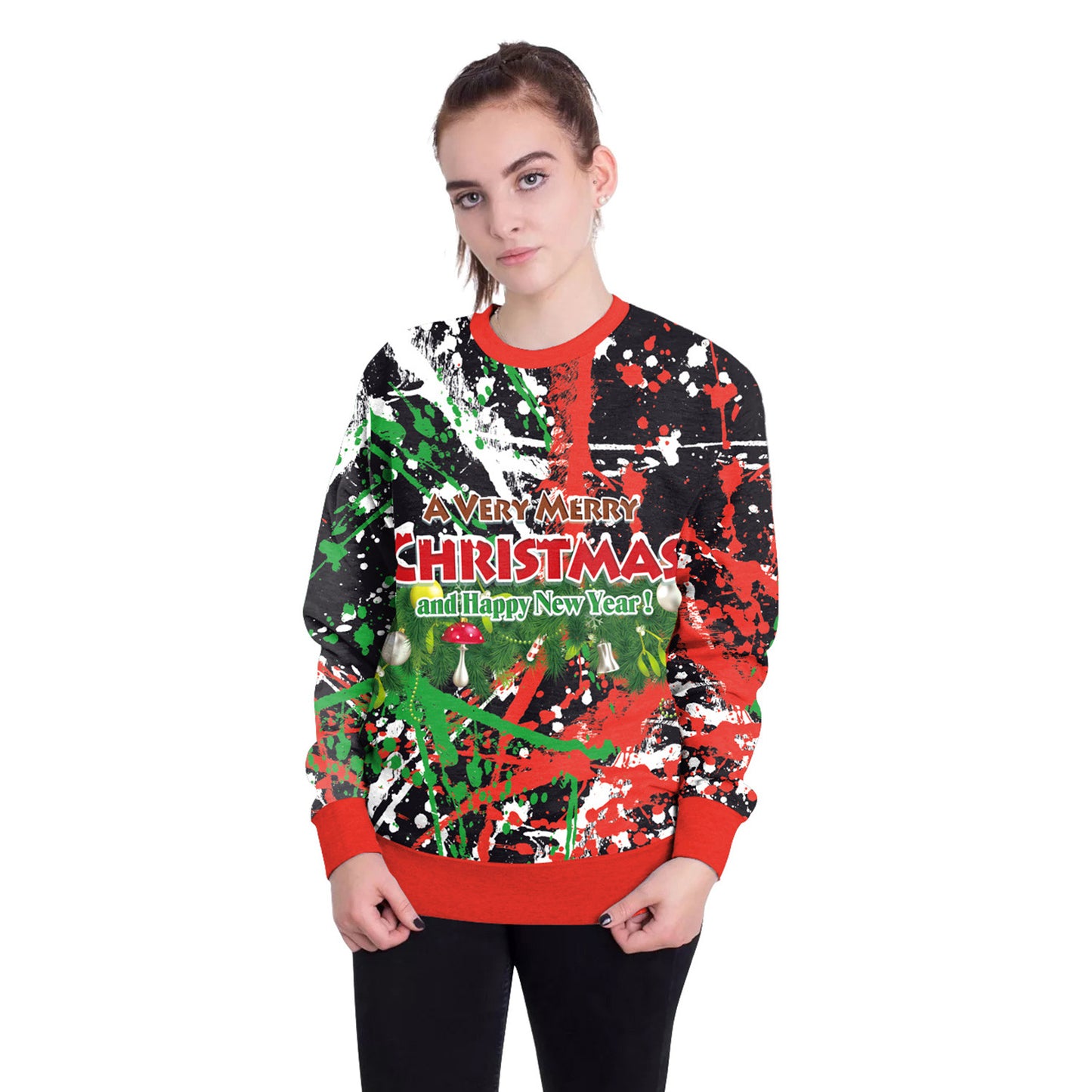 Women's Christmas 3D Pullover Sweatshirt