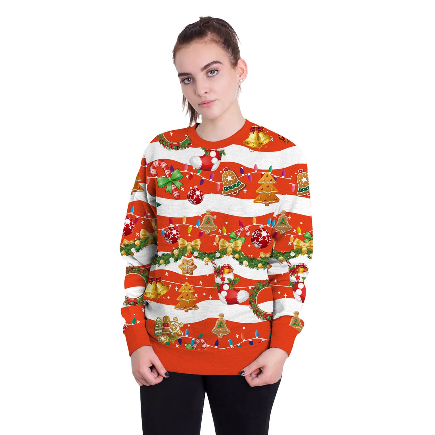 Women's Christmas 3D Pullover Sweatshirt
