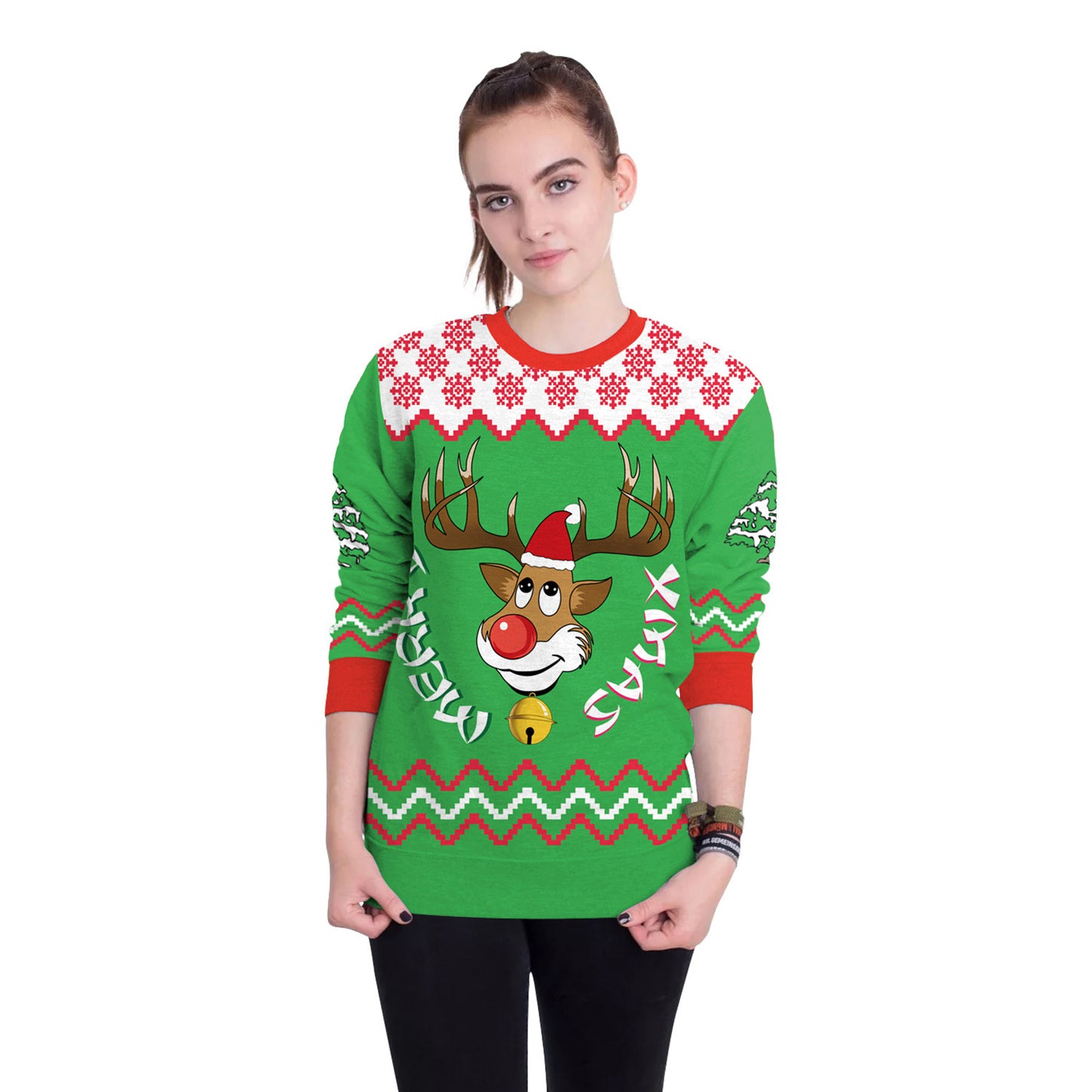 Women's Christmas 3D Pullover Sweatshirt