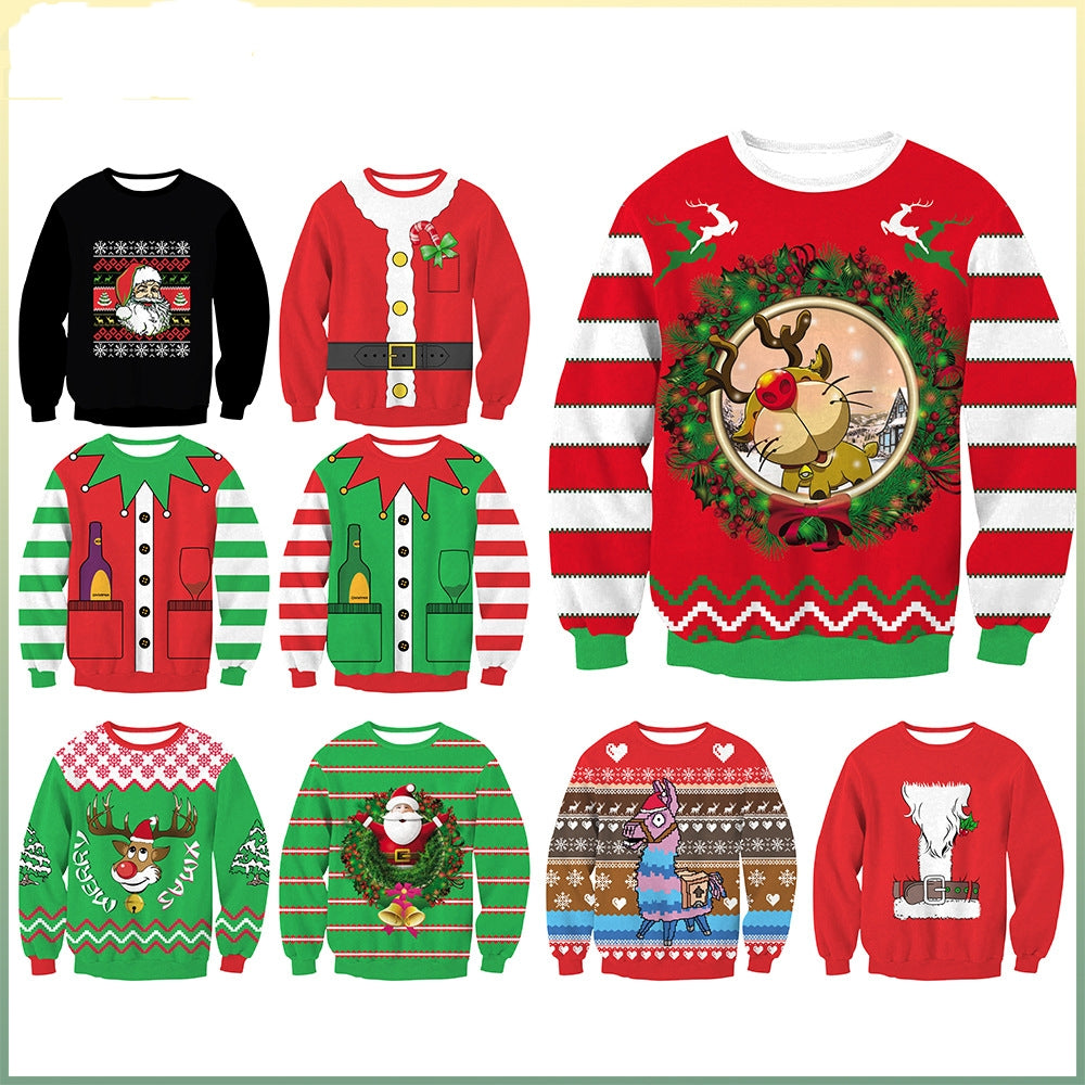 Women's Christmas 3D Pullover Sweatshirt