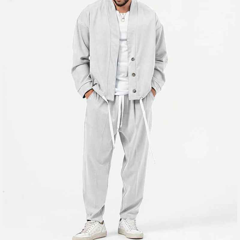 Fashion Men's Korean Style Small Business Suit Coat