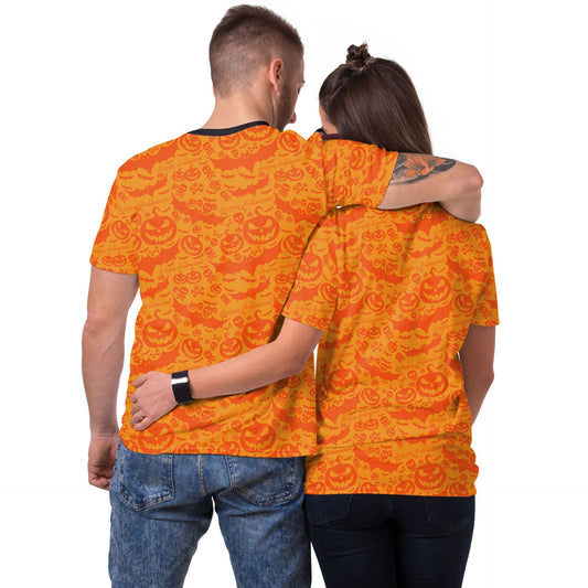 Cartoon Pumpkin Casual T-shirt