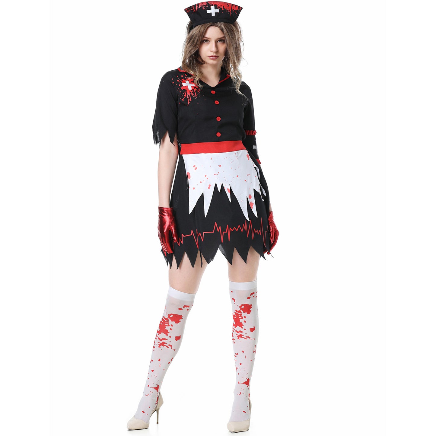 Bloodstained Halloween Nurse Costume