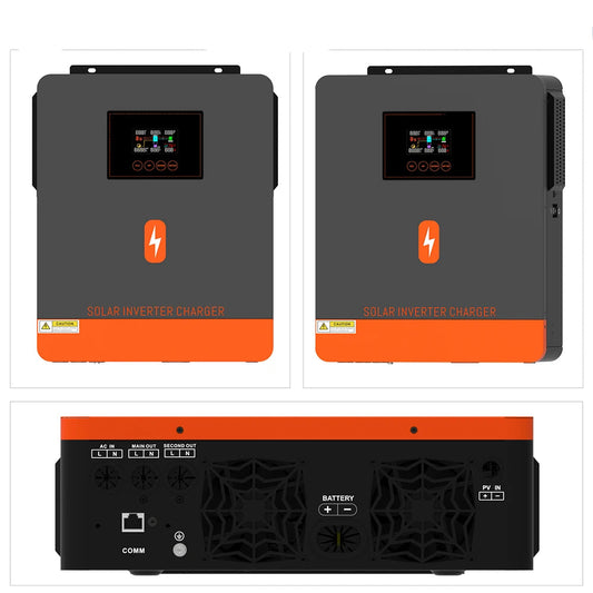 PowMr 6.5KW 4.5KW 6.2KW 4.2KW Hybrid Solar Inverter 48V 24V to 230VAC With Wifi MPPT 150A 130A 120A Charger Can Work No Battery