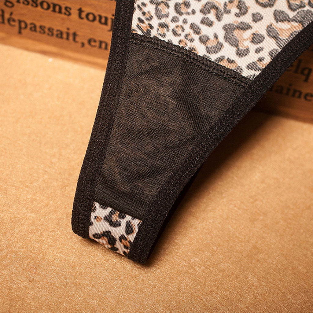 Women Leopard Lace Panties