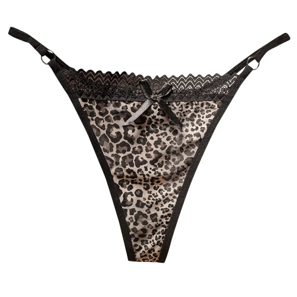 Women Leopard Lace Panties