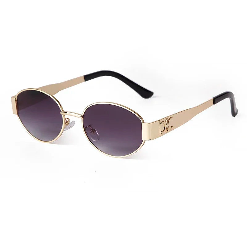 Metal Frame Pilot Sunglasses