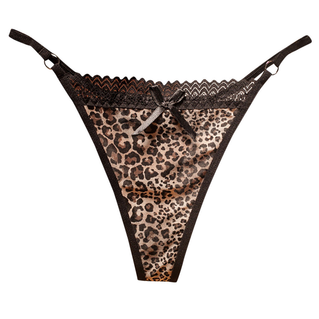 Women Leopard Lace Panties