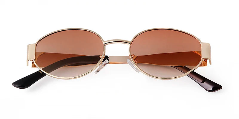 Metal Frame Pilot Sunglasses
