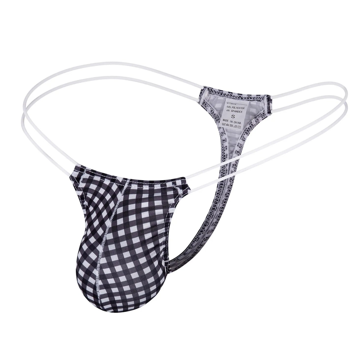 Plaid Printed Underwear For Men