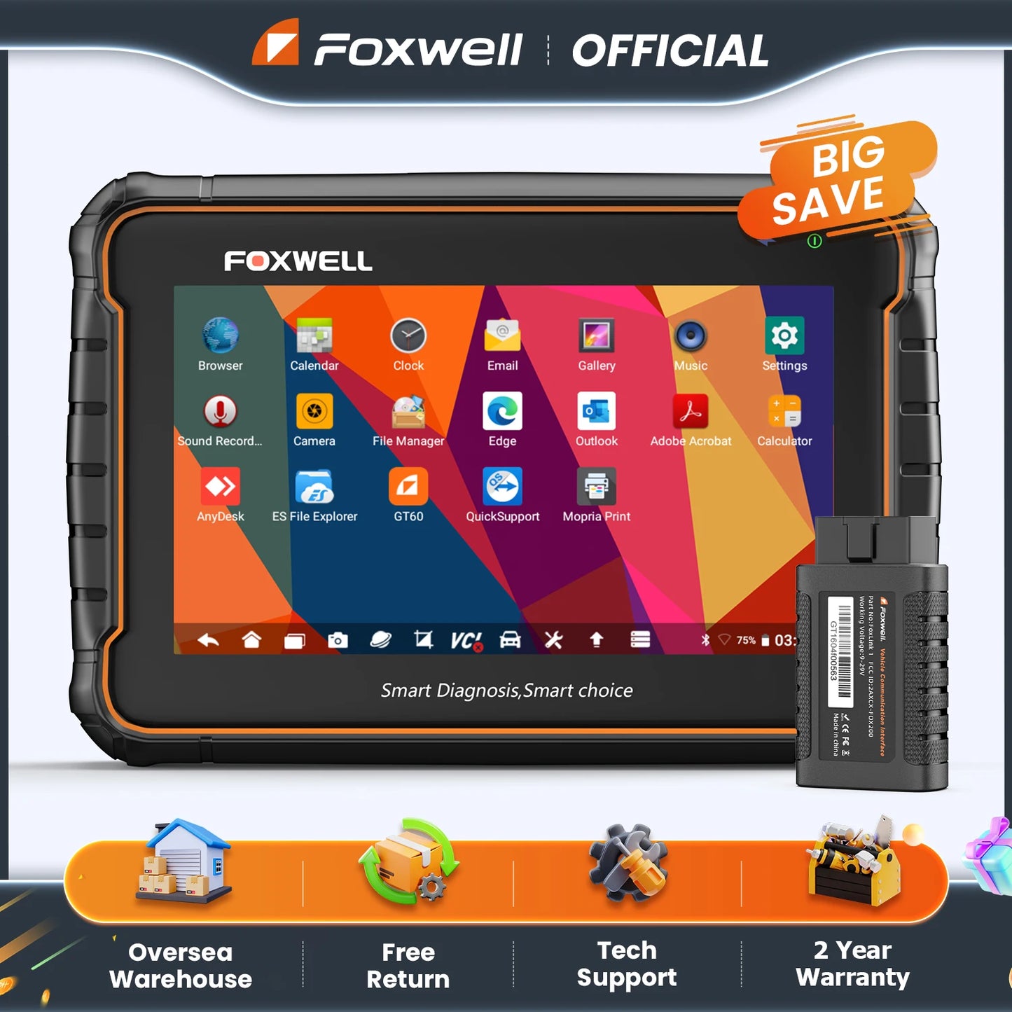 FOXWELL OBD2 Automotive Scanner