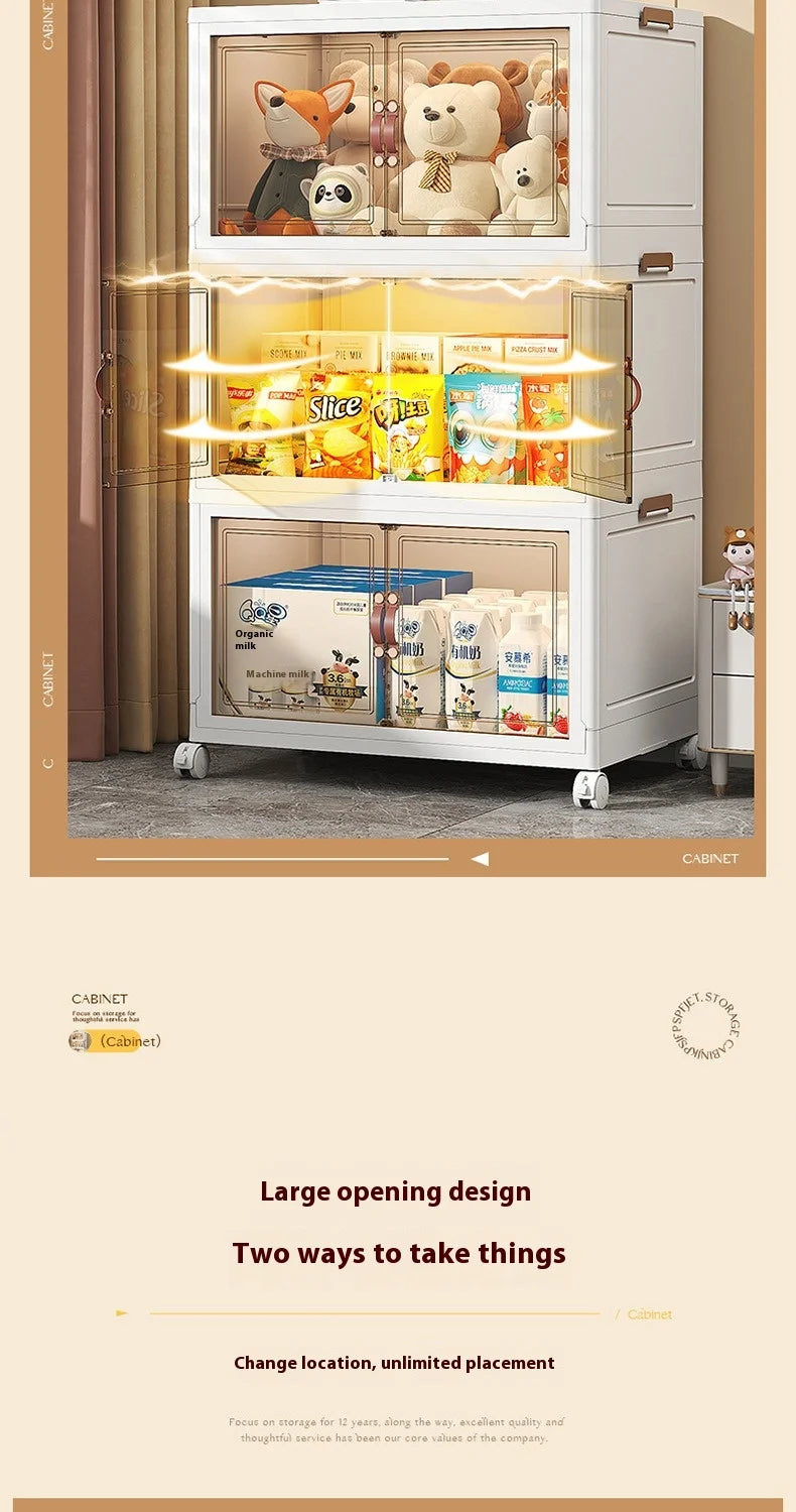 Multifunction Folding Living Room Cabinet