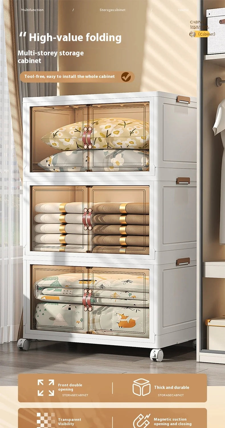 Multifunction Folding Living Room Cabinet