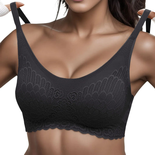 Women's High Elastic Lace Bra