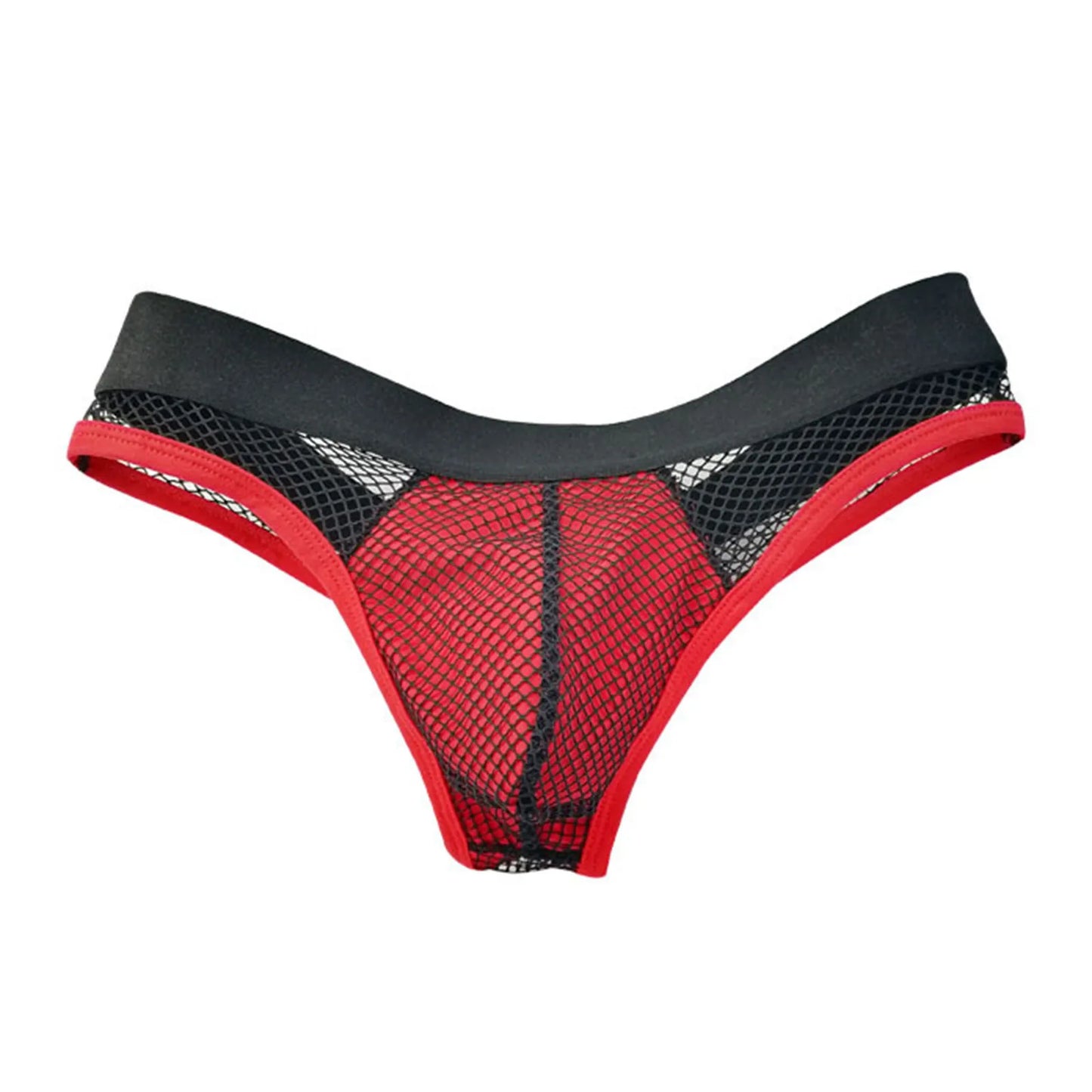 Men's Fishing Net Thong Underwear