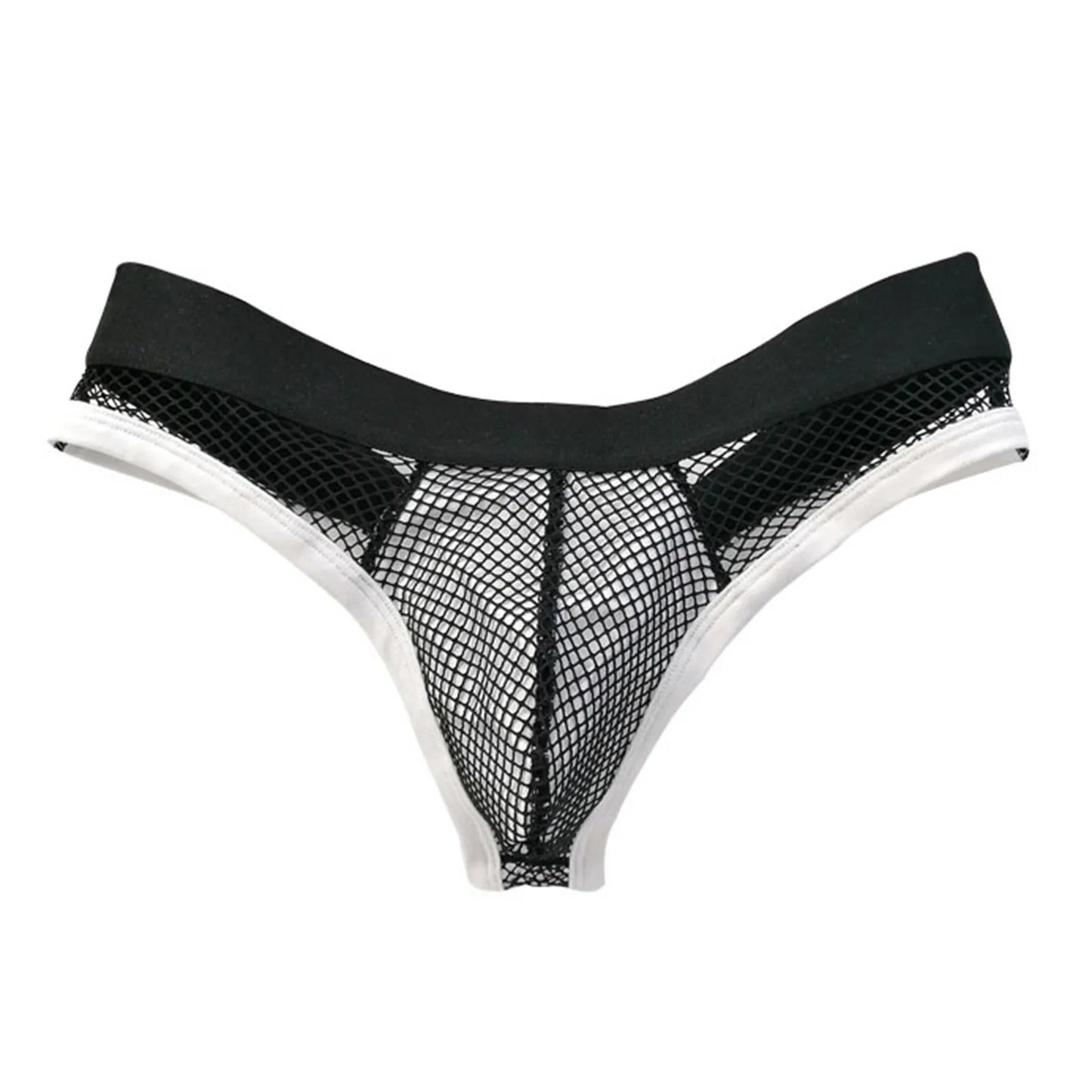 Men's Fishing Net Thong Underwear