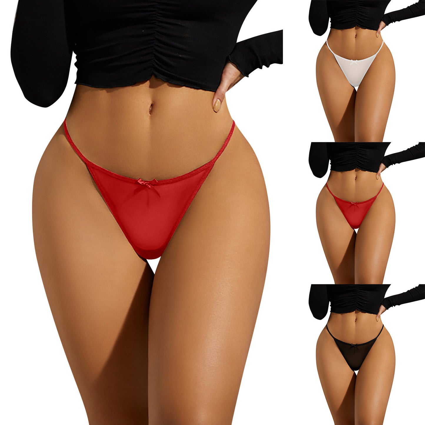 Women's No Show Thong Panties