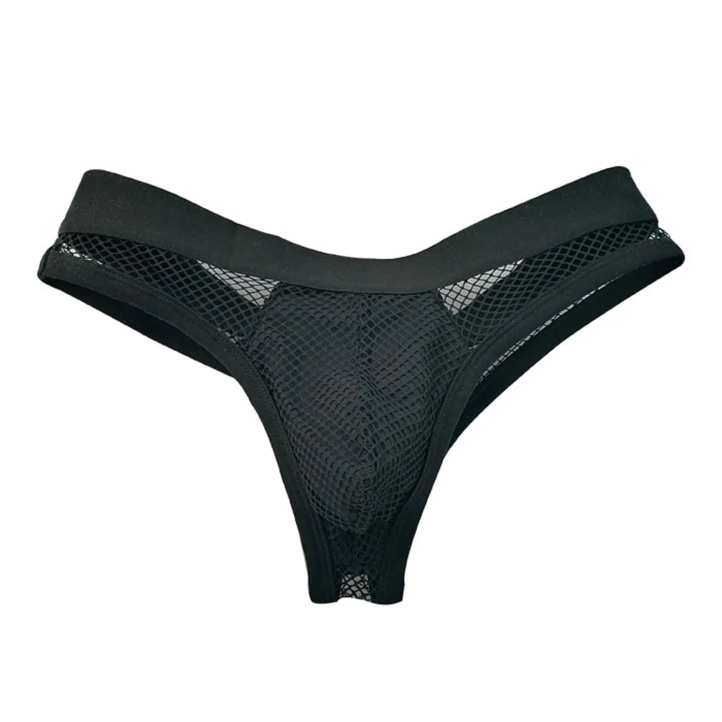 Men's Fishing Net Thong Underwear