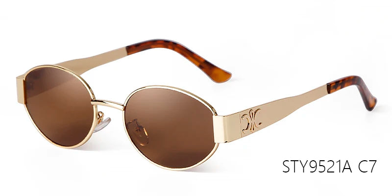 Metal Frame Pilot Sunglasses