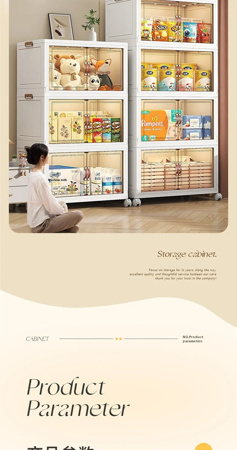 Multifunction Folding Living Room Cabinet