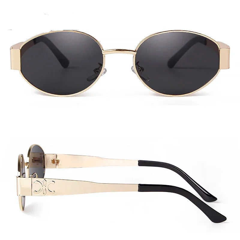 Metal Frame Pilot Sunglasses