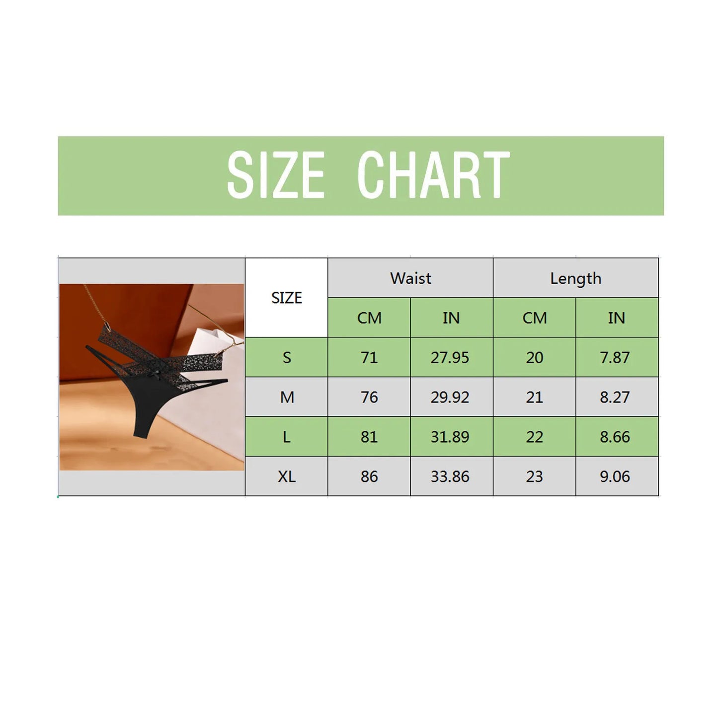 Women's Floral Lace Mesh Thong Panties