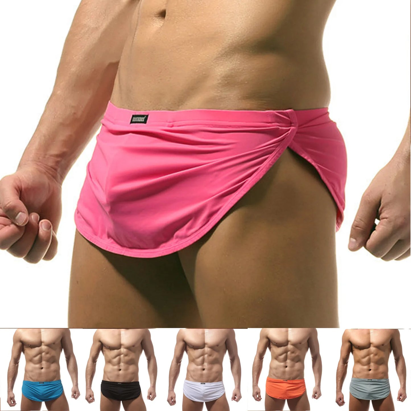 Men's Slip Solid Fashion Bikini Thongs