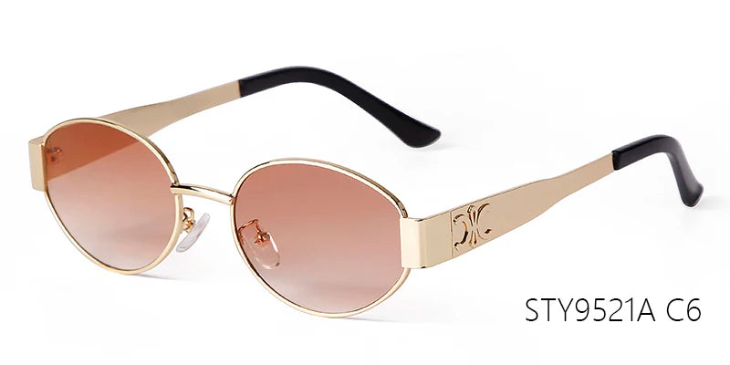 Metal Frame Pilot Sunglasses