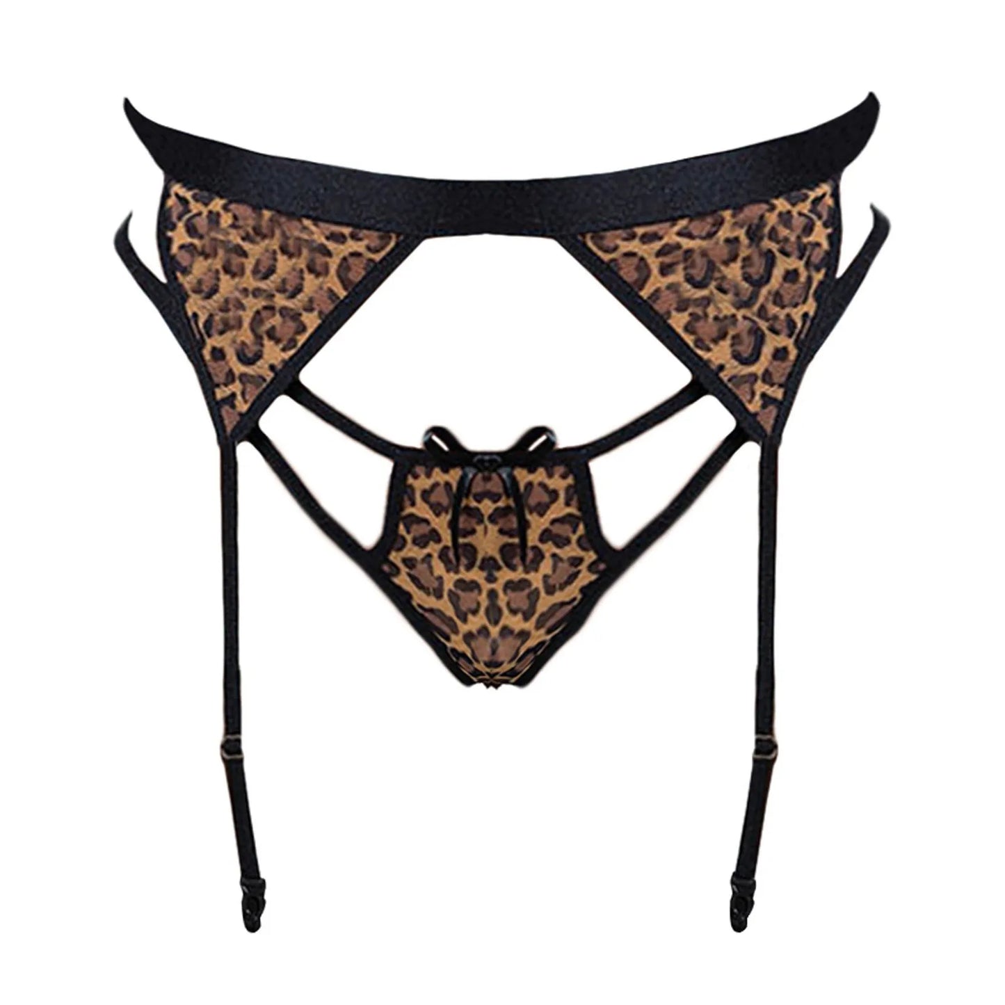 Leopard Print Lingerie Set