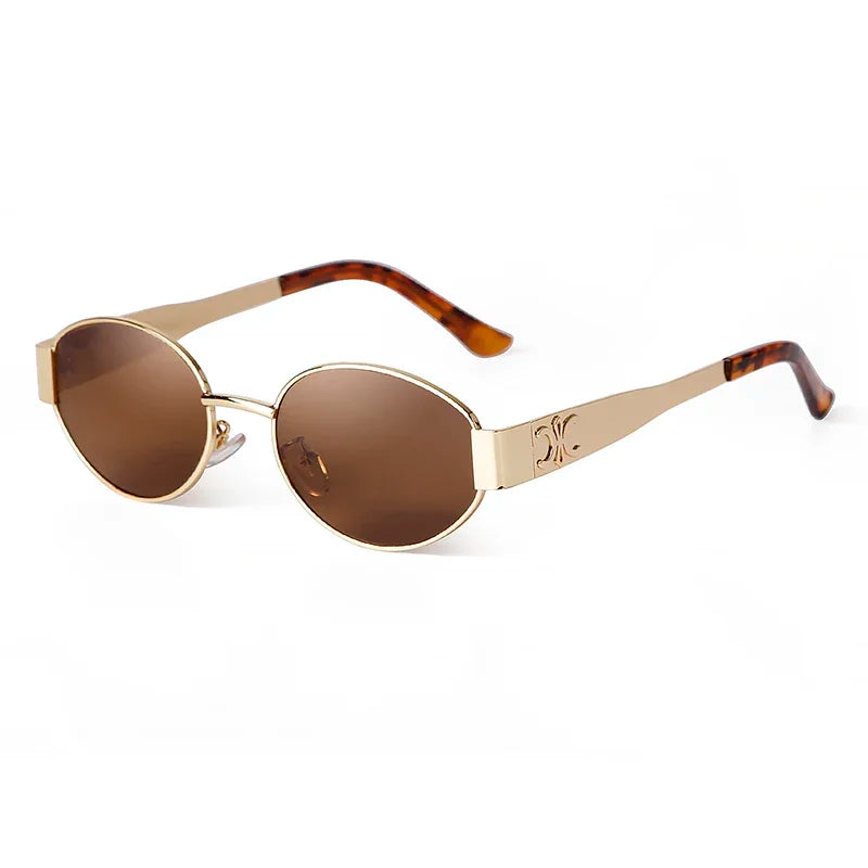 Metal Frame Pilot Sunglasses
