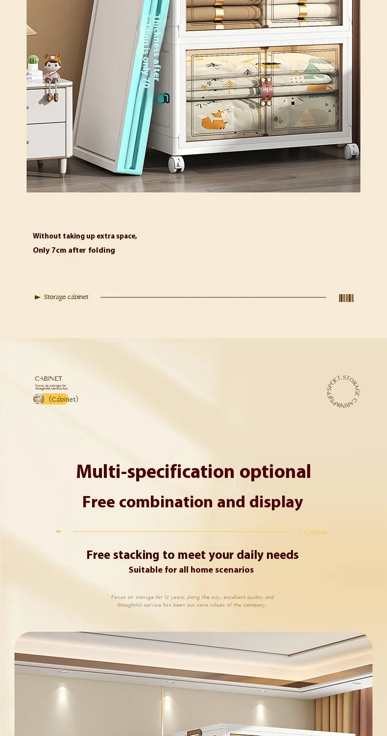 Multifunction Folding Living Room Cabinet