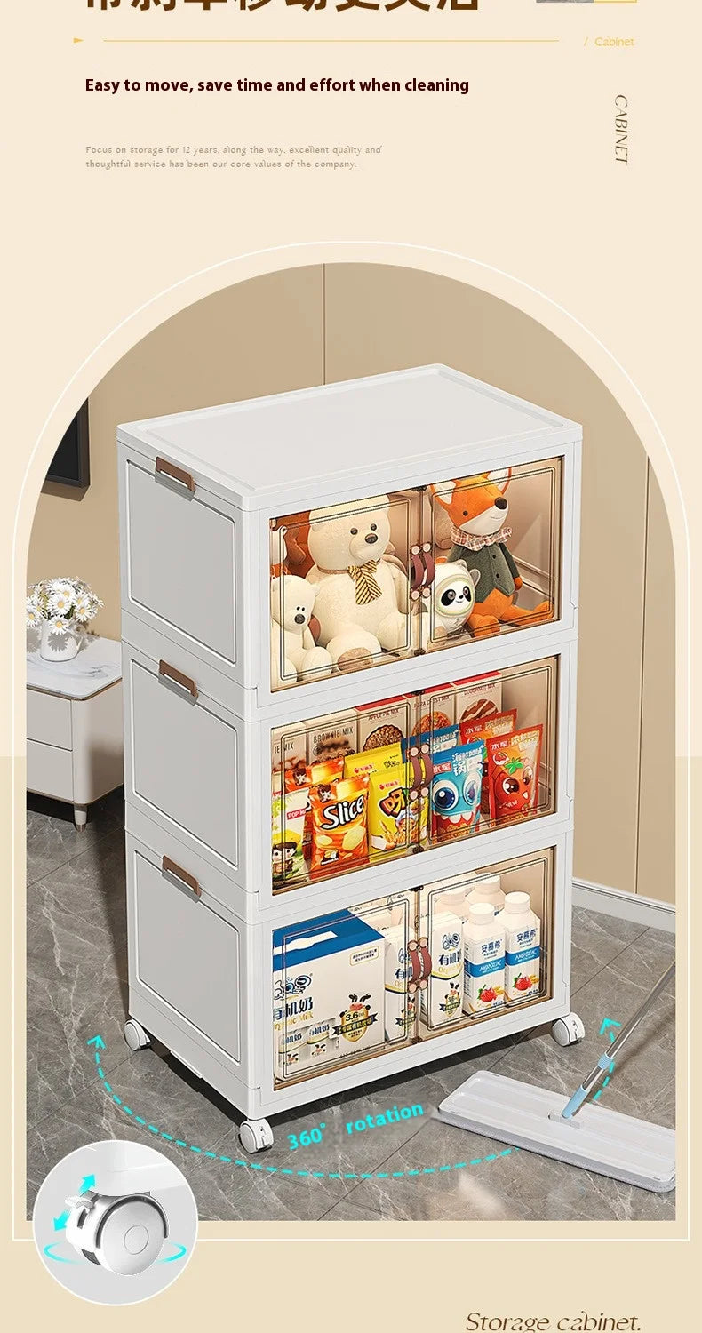 Multifunction Folding Living Room Cabinet