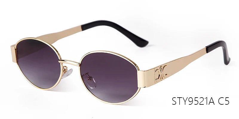 Metal Frame Pilot Sunglasses