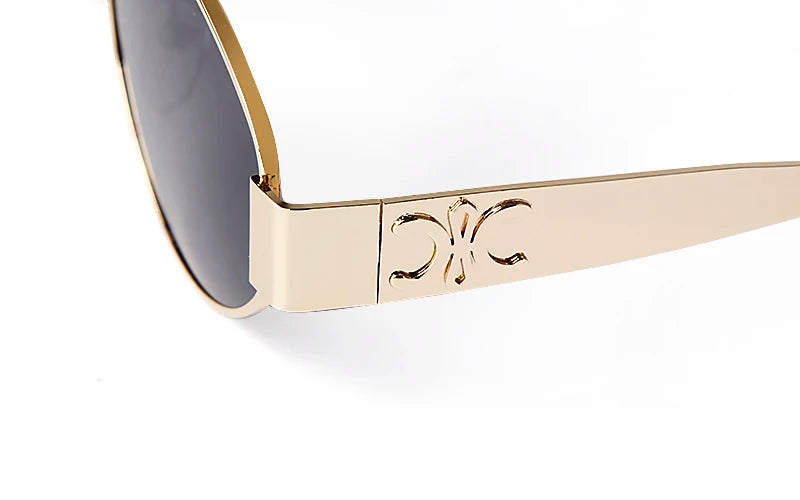 Metal Frame Pilot Sunglasses