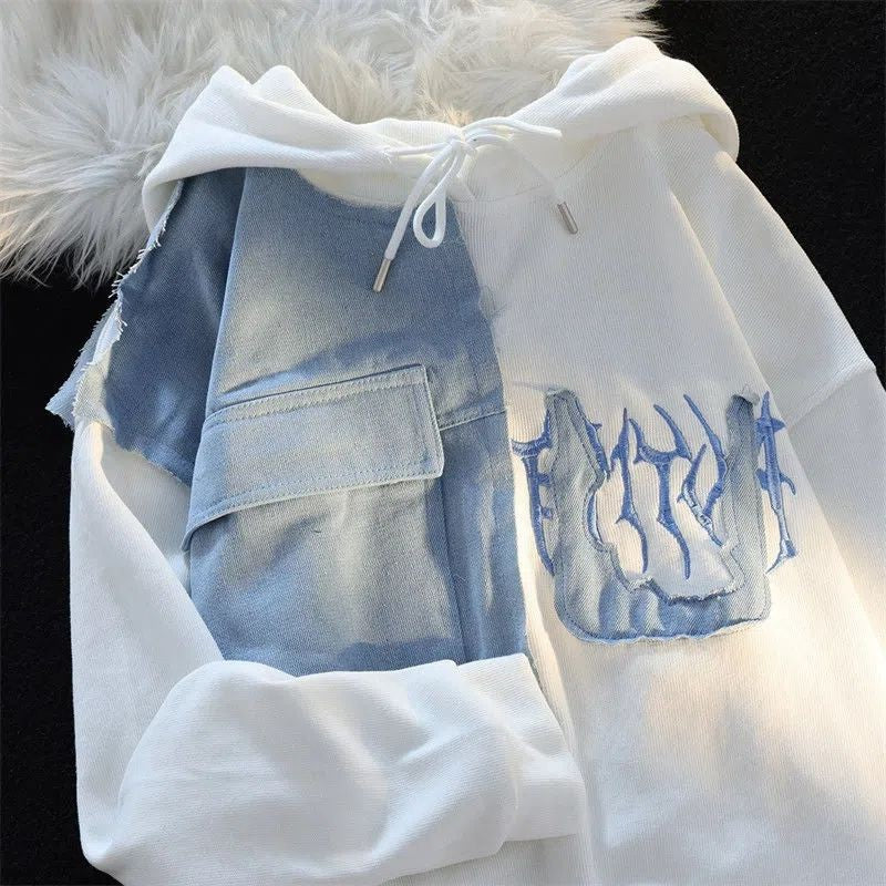 Suéter holgado y grueso de felpa