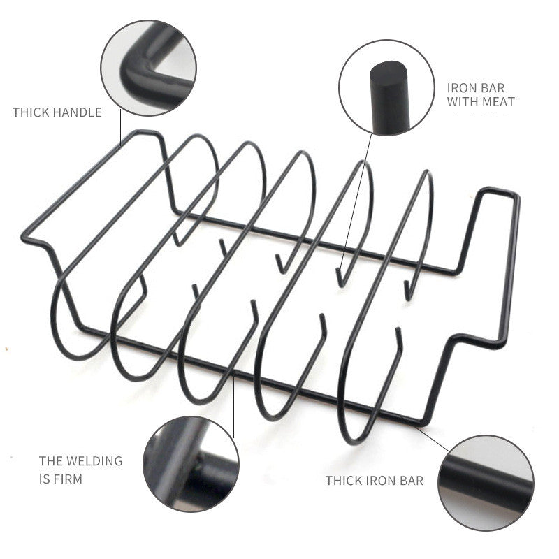 Lk Chop Rack Portable Lamb Chop Grid Rack Courtyard Non-stick Grill – Bloomfield's USA