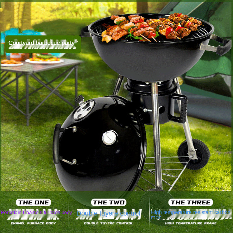 Portable 3.5 Inch Outdoor BBQ Grill