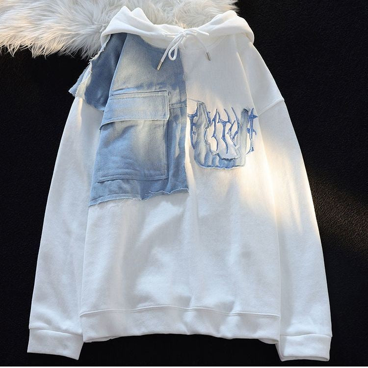 Suéter holgado y grueso de felpa