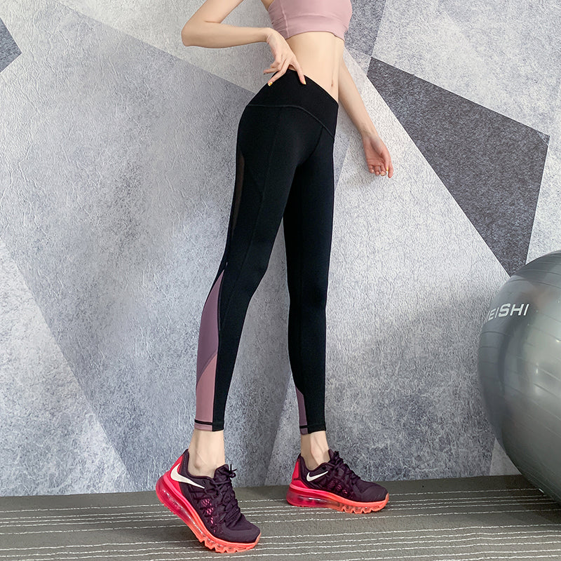 Pantalones de yoga para mujer ajustados, cintura alta, levantamiento de caderas