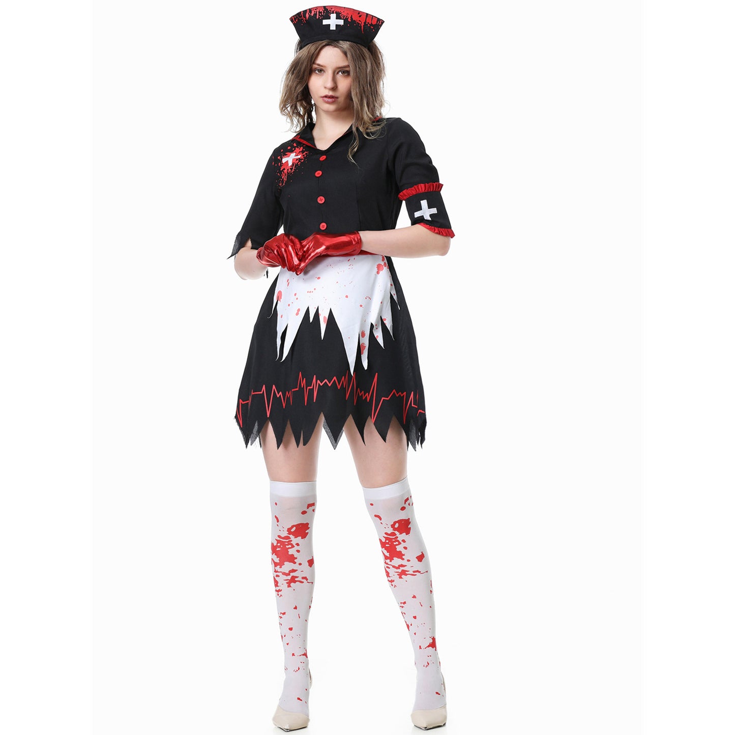 Bloodstained Halloween Nurse Costume