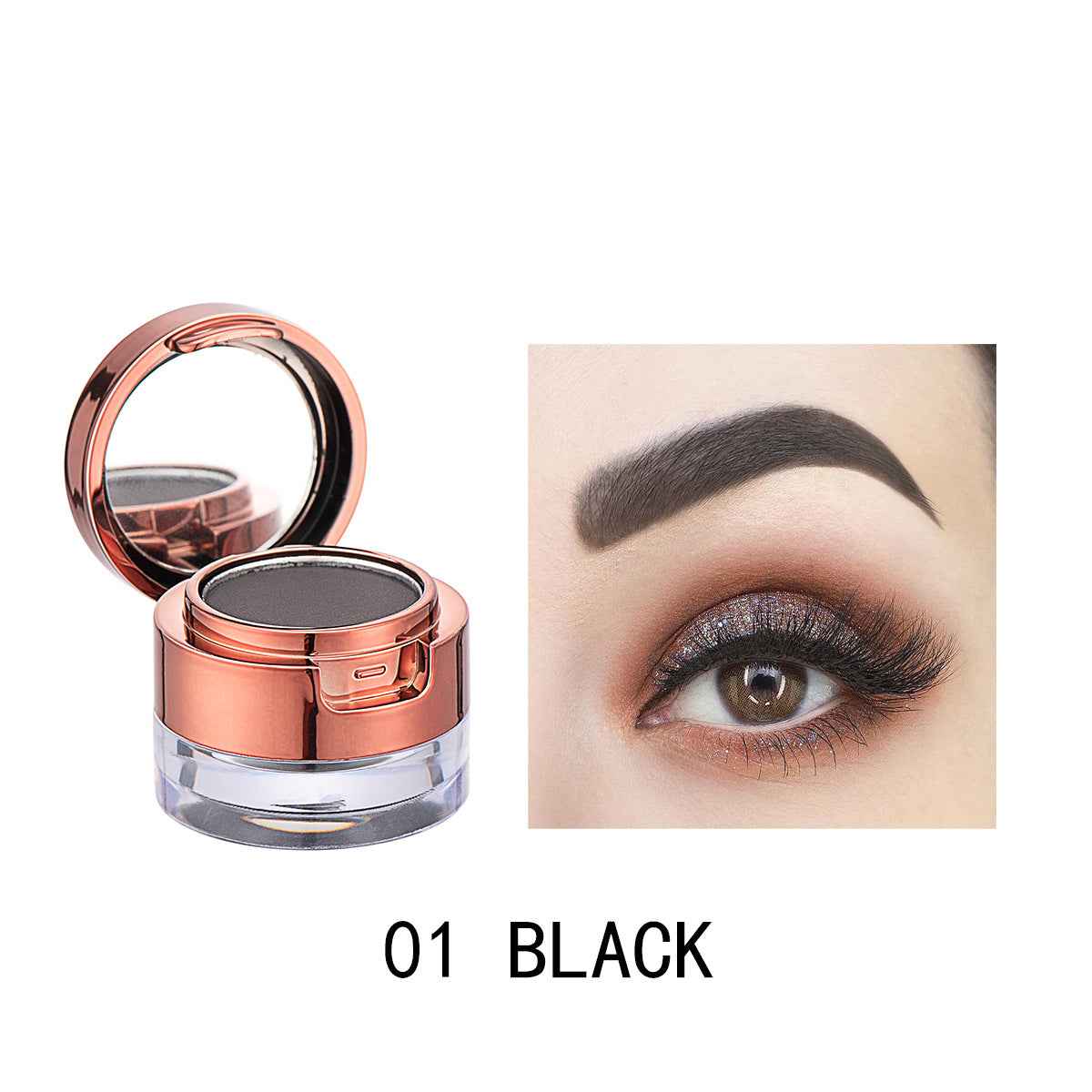 Waterproof And Long-lasting Double Layer Dye Eyebrow Powder Set