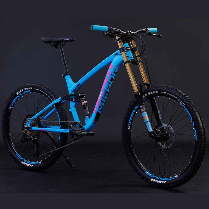 Aluminum Alloy Soft Tail Oil Brake Damping Mountain Bicycle