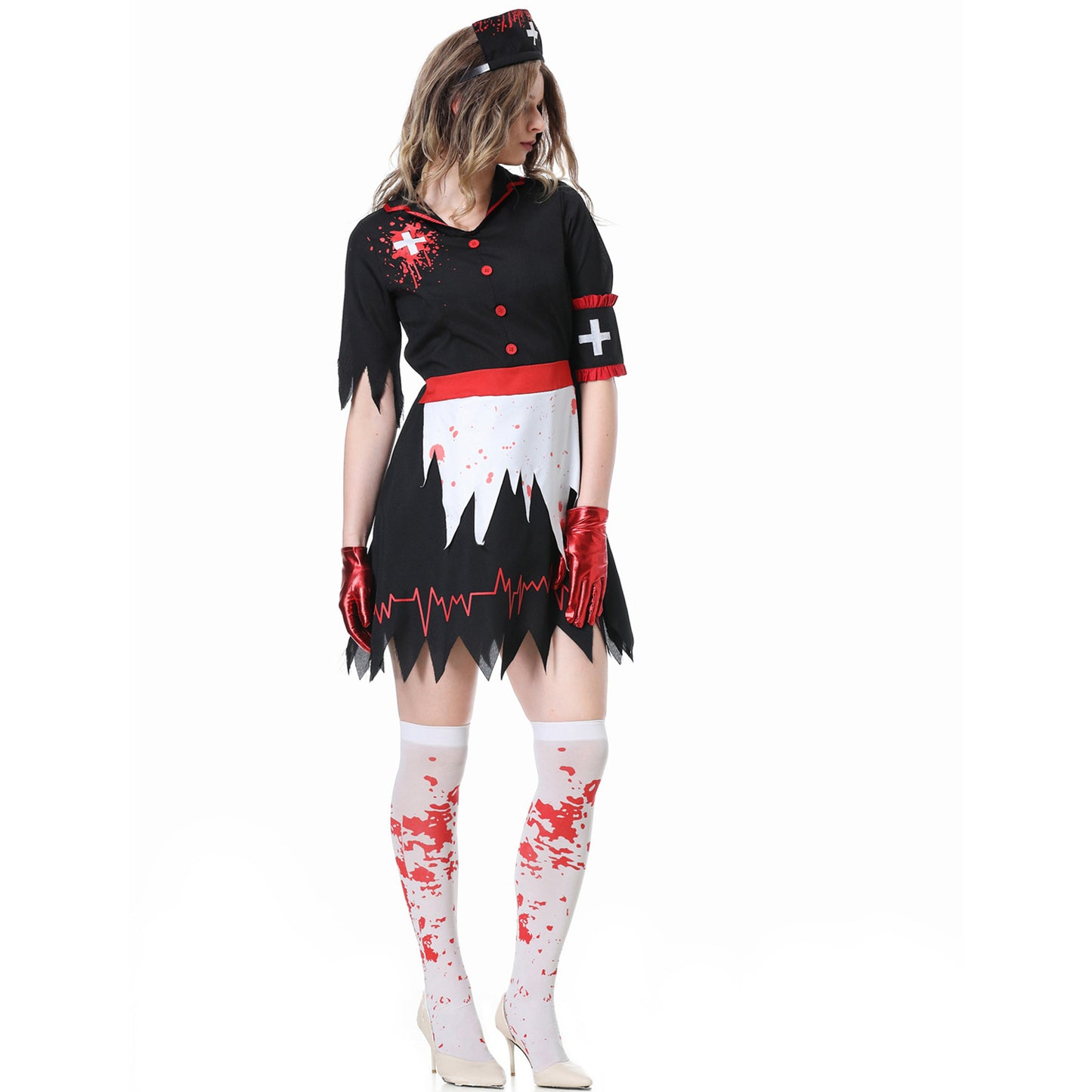 Bloodstained Halloween Nurse Costume